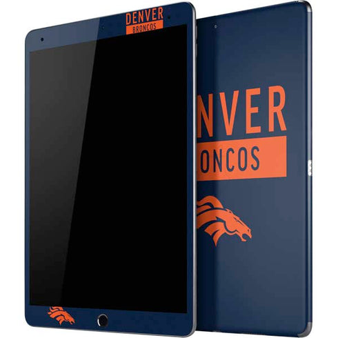 NFL Denver Broncos Blue Performance Series iPad Skins