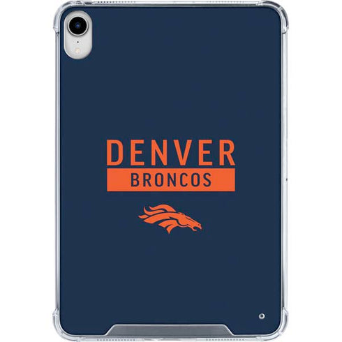NFL Denver Broncos Blue Performance Series iPad 11th Gen (2025) Clear Case
