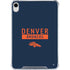 NFL Denver Broncos Blue Performance Series iPad 11th Gen (2025) Clear Case