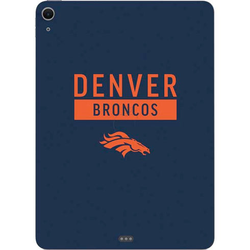NFL Denver Broncos Blue Performance Series Apple iPad Air Skin