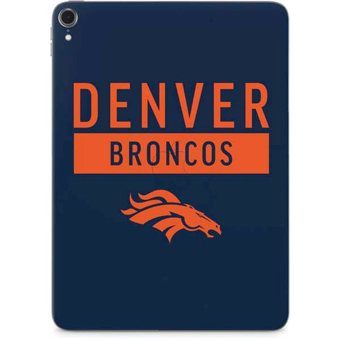 NFL Denver Broncos Blue Performance Series Apple iPad Pro Skin