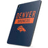 NFL Denver Broncos Blue Performance Series Apple iPad Pro Skin