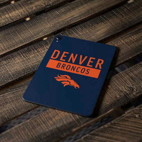 NFL Denver Broncos Blue Performance Series Apple iPad Pro Skin