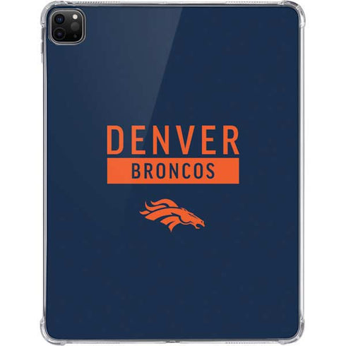 NFL Denver Broncos Blue Performance Series iPad Pro 11in (2024) Clear Case