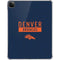 NFL Denver Broncos Blue Performance Series iPad Pro 11in (2024) Clear Case
