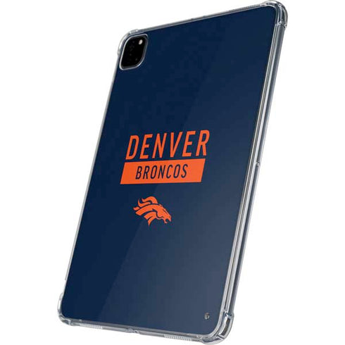 NFL Denver Broncos Blue Performance Series iPad Pro 11in (2024) Clear Case