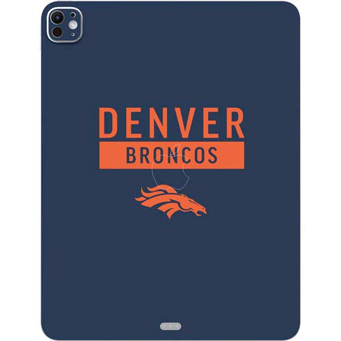 NFL Denver Broncos Blue Performance Series iPad Pro 13in M4 (2024) Skin