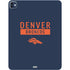 NFL Denver Broncos Blue Performance Series iPad Pro 13in M4 (2024) Skin