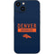 NFL Denver Broncos Blue Performance Series iPhone Skins