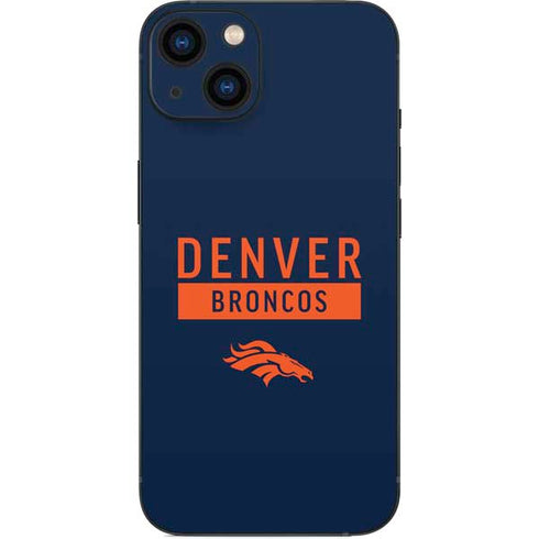 NFL Denver Broncos Blue Performance Series iPhone 15 Skin