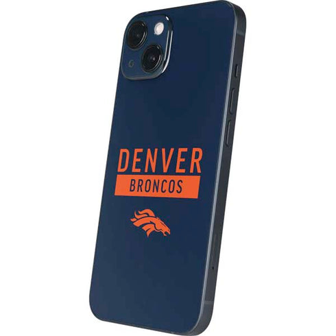 NFL Denver Broncos Blue Performance Series iPhone 15 Skin