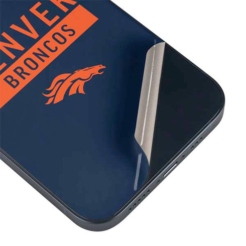 NFL Denver Broncos Blue Performance Series iPhone 15 Skin