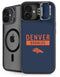 NFL Denver Broncos Blue Performance Series iPhone 16 Plus Kickstand Case