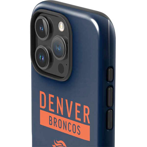 NFL Denver Broncos Blue Performance Series iPhone 16 Pro Impact Case