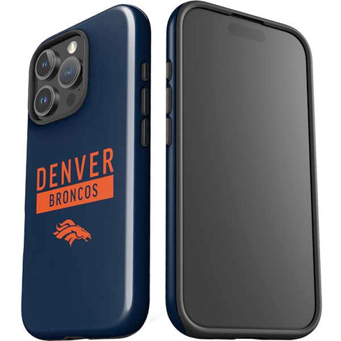 NFL Denver Broncos Blue Performance Series iPhone 16 Pro Impact Case