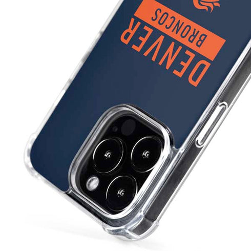 NFL Denver Broncos Blue Performance Series iPhone 16 Pro Max MagSafe Case