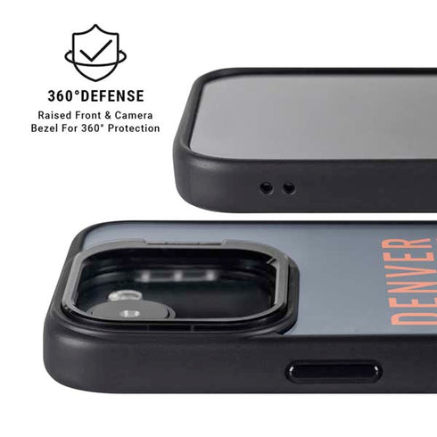 NFL Denver Broncos Blue Performance Series iPhone 16e Kickstand Case