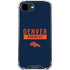 NFL Denver Broncos Blue Performance Series iPhone 16e Clear Case