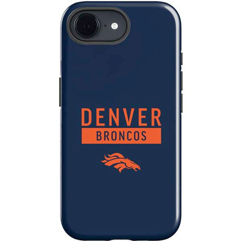 NFL Denver Broncos Blue Performance Series iPhone 16e Impact Case
