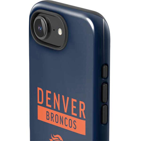 NFL Denver Broncos Blue Performance Series iPhone 16e Impact Case
