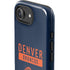 NFL Denver Broncos Blue Performance Series iPhone 16e Impact Case