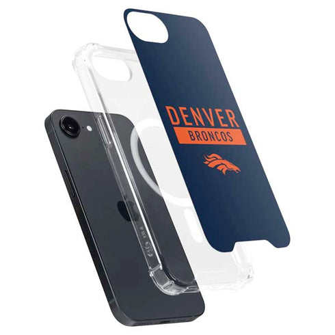 NFL Denver Broncos Blue Performance Series iPhone 16e MagSafe Case