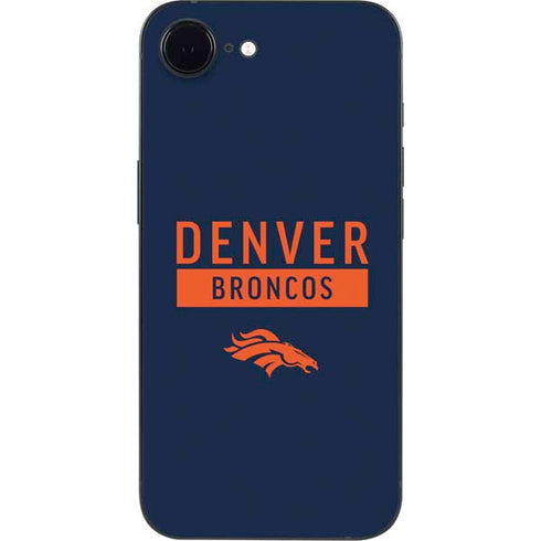 NFL Denver Broncos Blue Performance Series iPhone 16e Skin