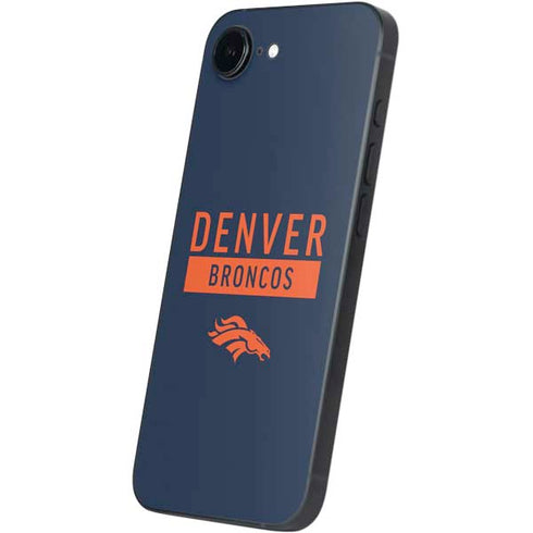 NFL Denver Broncos Blue Performance Series iPhone 16e Skin