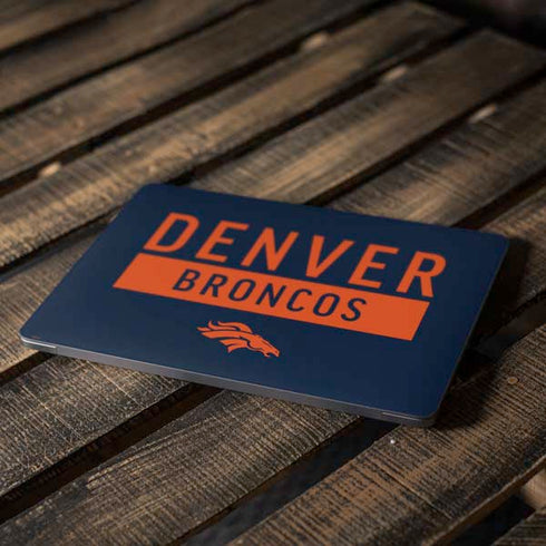 NFL Denver Broncos Blue Performance Series Apple MacBook Air Skin