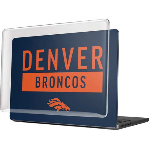 NFL Denver Broncos Blue Performance Series MacBook Pro 14in (2021-24) Case plus Skin