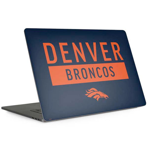 NFL Denver Broncos Blue Performance Series MacBook Skins