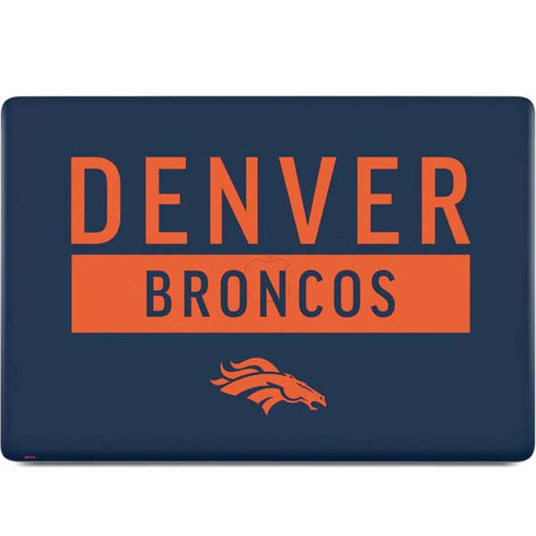 NFL Denver Broncos Blue Performance Series MacBook Skins