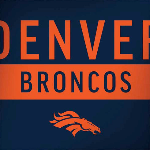 NFL Denver Broncos Blue Performance Series MacBook Skins