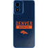 NFL Denver Broncos Blue Performance Series Moto G Play 4G (2024) Skin