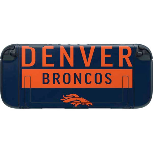 NFL Denver Broncos Blue Performance Series Nintendo Switch 2 (2025) with Joy-Con Skin