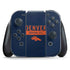 NFL Denver Broncos Blue Performance Series Nintendo Skins