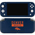 NFL Denver Broncos Blue Performance Series Nintendo Skins
