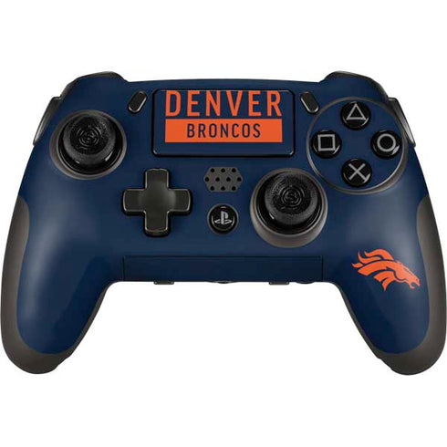 NFL Denver Broncos Blue Performance Series PlayStation Scuf Vantage 2 Controller Skin