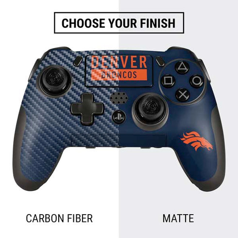 NFL Denver Broncos Blue Performance Series PlayStation Scuf Vantage 2 Controller Skin