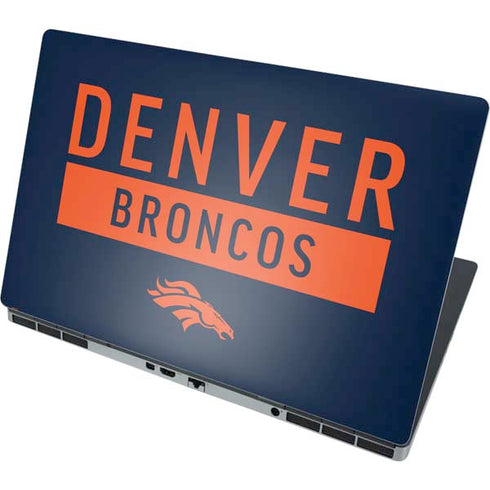 NFL Denver Broncos Blue Performance Series Dell Precision Skin