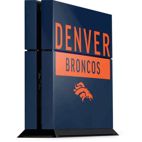 NFL Denver Broncos Blue Performance Series PlayStation PS4 Skins