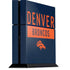 NFL Denver Broncos Blue Performance Series PlayStation PS4 Skins