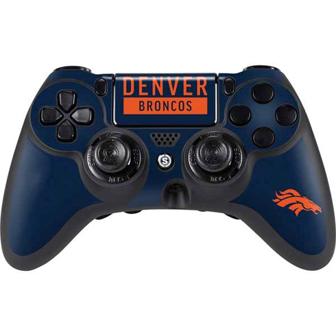 NFL Denver Broncos Blue Performance Series PlayStation PS4 Skins
