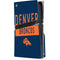 NFL Denver Broncos Blue Performance Series PS5 Pro Disk Console Skin