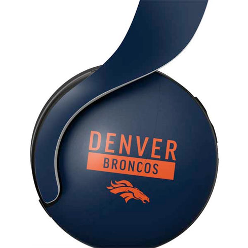 NFL Denver Broncos Blue Performance Series PULSE 3D Wireless Headset for PS5 Skin