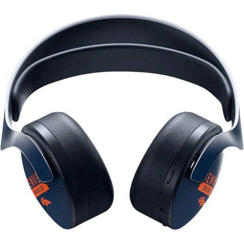 NFL Denver Broncos Blue Performance Series PULSE 3D Wireless Headset for PS5 Skin