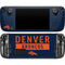 NFL Denver Broncos Blue Performance Series Steam Deck Handheld Gaming Computer OLED Skin