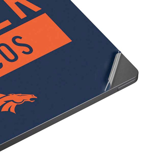 NFL Denver Broncos Blue Performance Series Surface Laptop 7 15in Skin