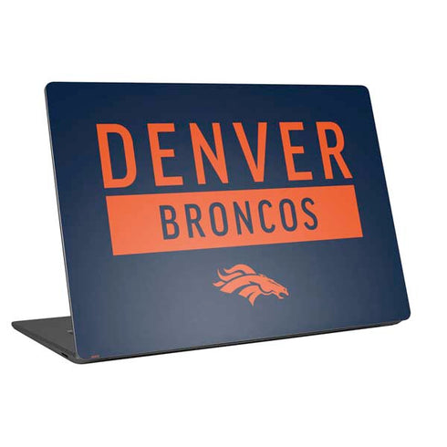 NFL Denver Broncos Blue Performance Series Laptop Skins
