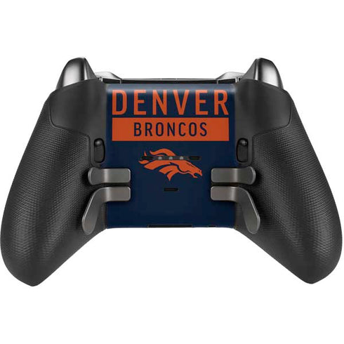 NFL Denver Broncos Blue Performance Series Xbox Elite Wireless Controller Series 2 Skin